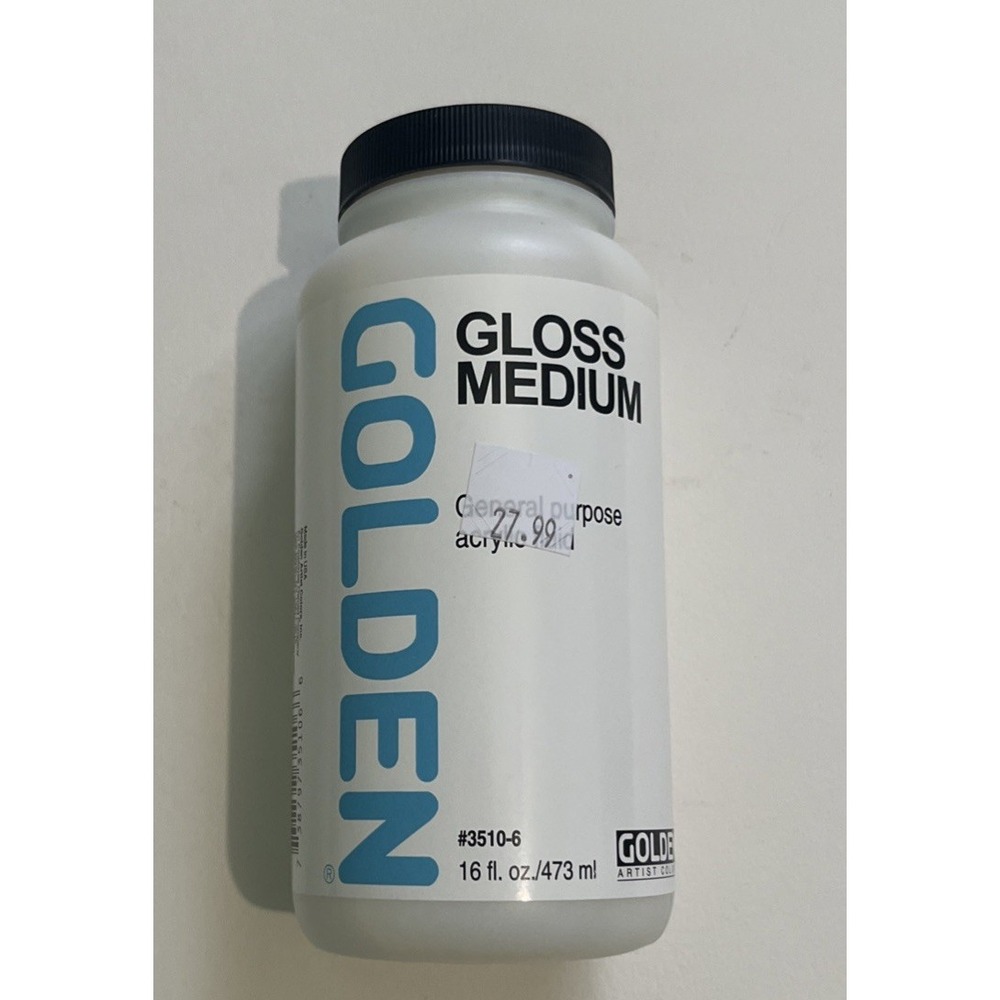 Acrylic Medium Golden Polymer Medium 16‎ Oz